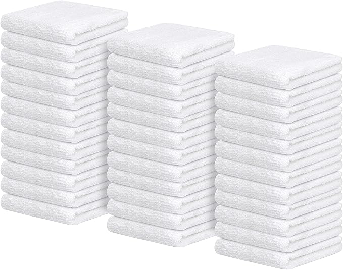 Avalon Towels Terry Bar Mop Towels Size 16"x19" – Absorbent and Durable by AvalonTowels