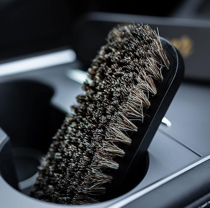 Premium Horse Hair Leather Brushes Set - Image 7