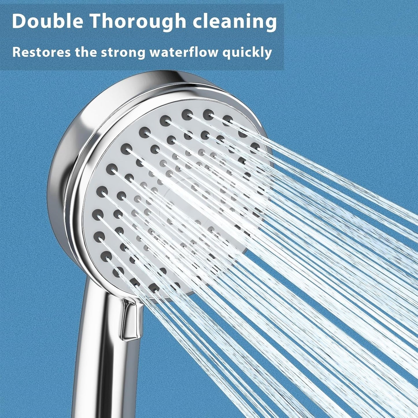 Lumkew Multiplesize Shower Head Cleaner Tool, Shower Head Cleaning Brushes Small Hole, Showerhead Cleaner Picks Unclogging Tiny Nozzle Little Gaps 3D Printer Opening, Orange