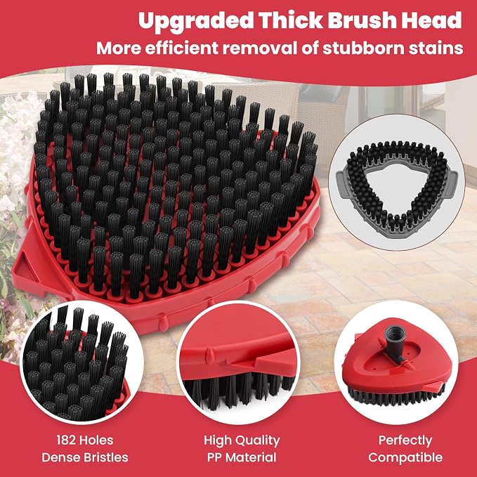 2 Pack Scrub Brush Attachment Compatible - Image 3