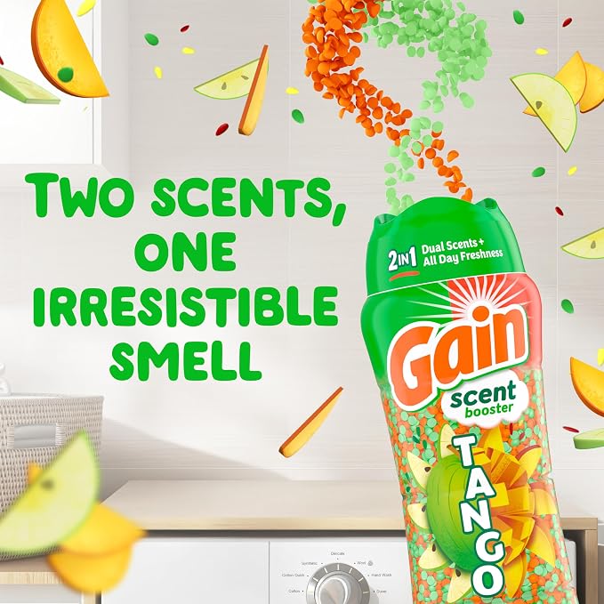 Gain Tango 2-in-1 Laundry Scent Booster Beads, Apple and Mango Scent, 10.7 OZ - Image 3