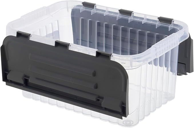 Superio Storage Bins with Lids, Stackable Totes, BPA Free, Odor Free, Organizer - Image 8