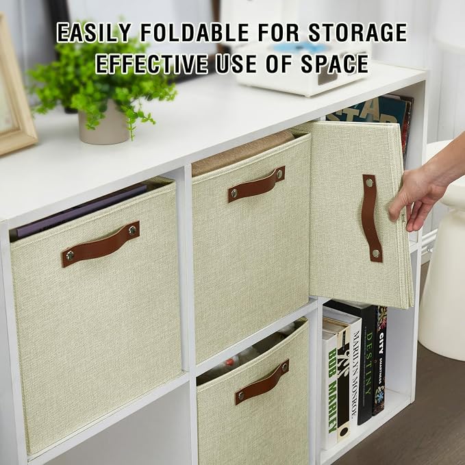 Collapsible Fabric Storage Cube Bins - Image 4