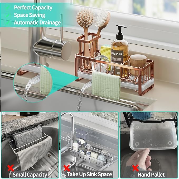 HapiRm Sponge Holder for Kitchen Sink - Image 7