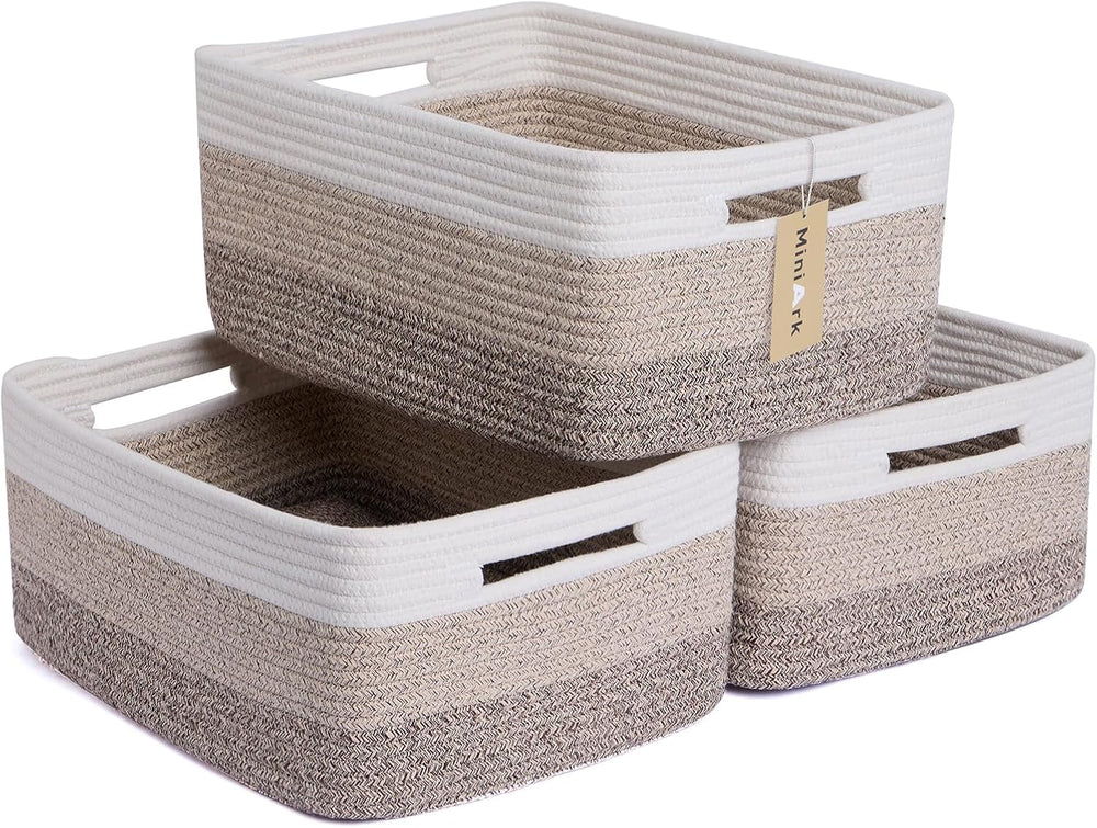 Large Storage Baskets for Organizing, Closet Shelf Baskets for Clothes Blanket