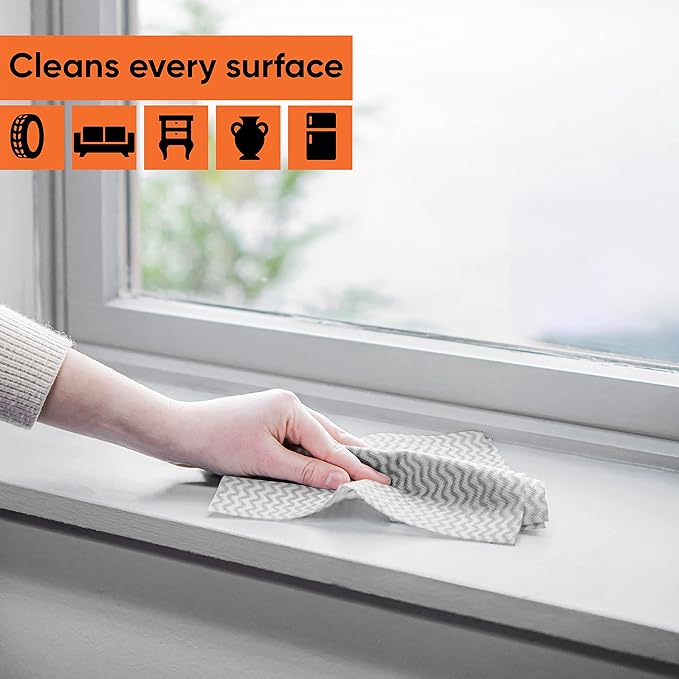 Superio Handy Wipes For Kitchen Multi-Purpose Heavy-Duty Reusable Cleaning - Image 5