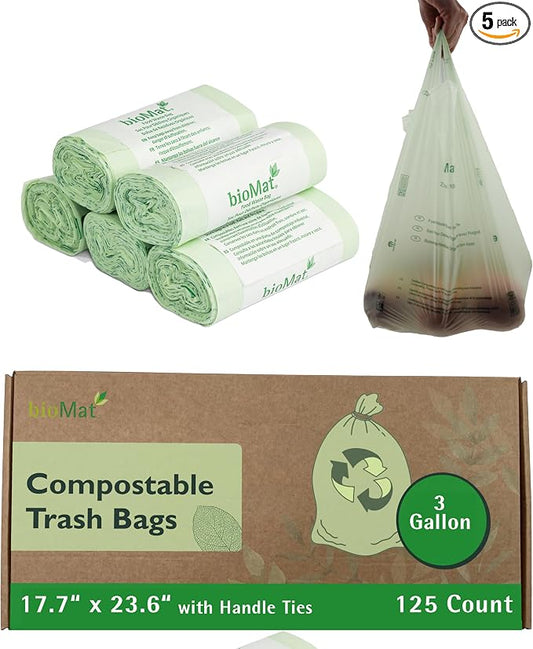 bioMat 3 Gallon Compost Bags by VisitbioMat