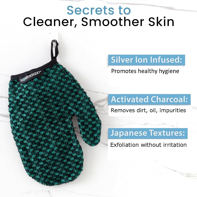 Japanese Exfoliating Mitt 2-Pack - Image 3