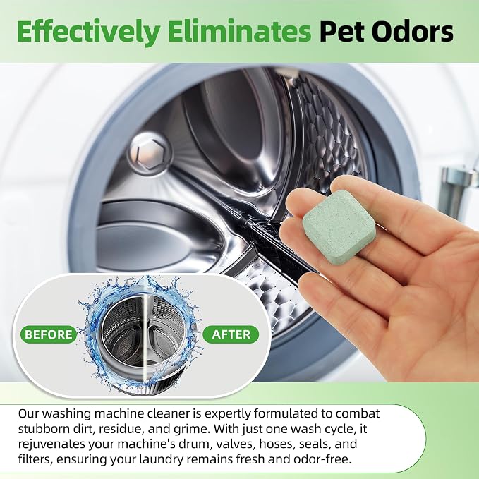 Washing Machine Cleaning Tablets, Formulated - Image 3