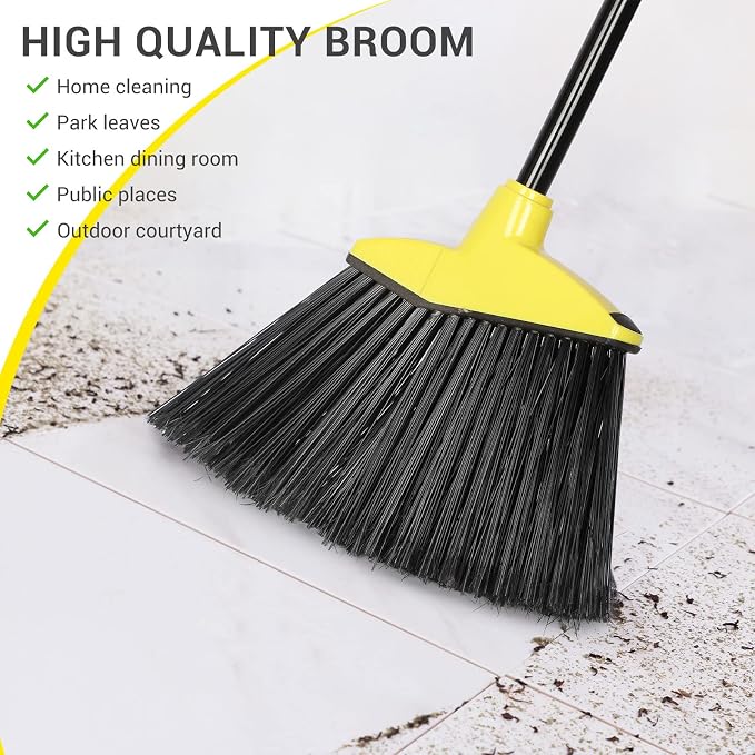 12 Pcs Heavy Duty 53 Inch Commercial Angle Brooms - Image 5