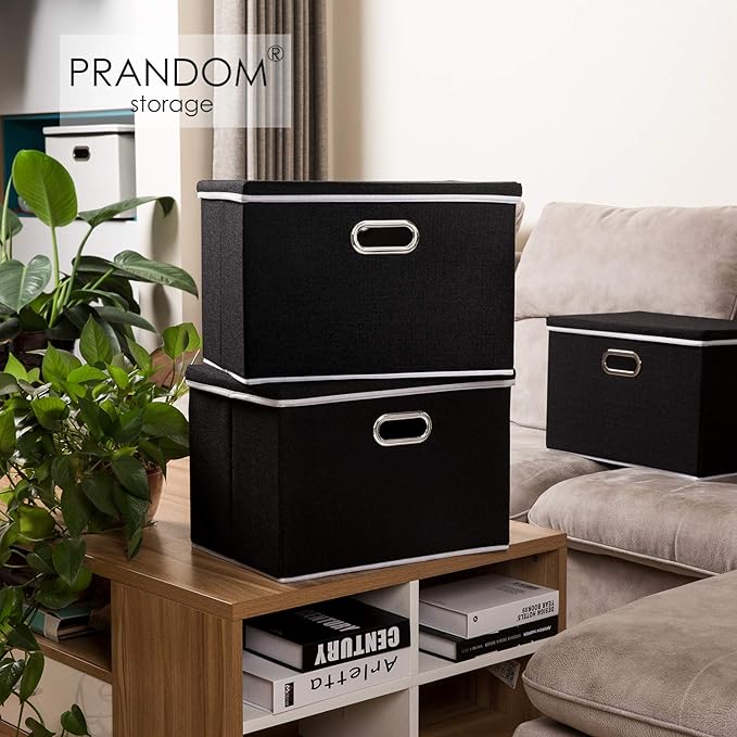 PRANDOM Extra Large Collapsible Storage Bins - Image 2