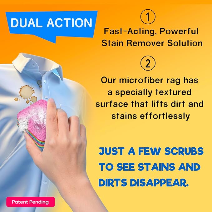 Magical Fiber Stain Remover- Use as Spot Remover- No Dry Cleaning Food - Image 5