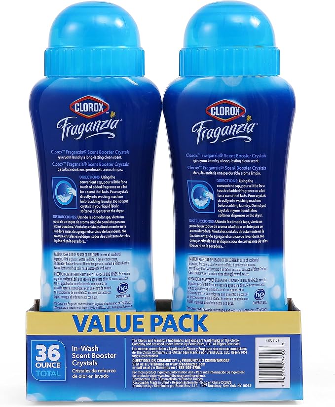 Clorox Fraganzia Laundry Scent Booster Crystals in Linen Scent - Image 6