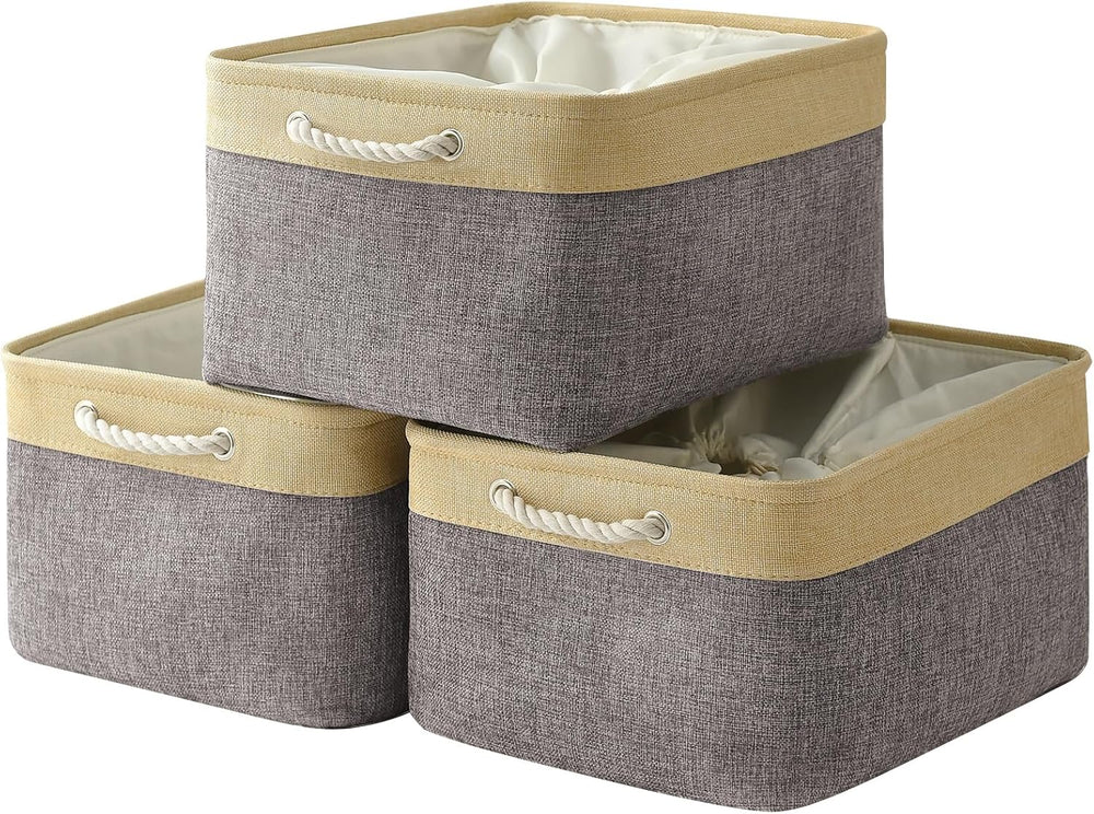 TheWarmHome Storage Baskets for Organizing, Extra Large-3Pack, 17.7L×13.8W×9.8H