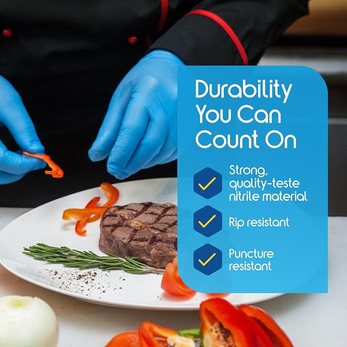 Inspire Nitrile Exam Gloves | The Original Quality Stretch Nitrile Cobalt Blue - Image 3