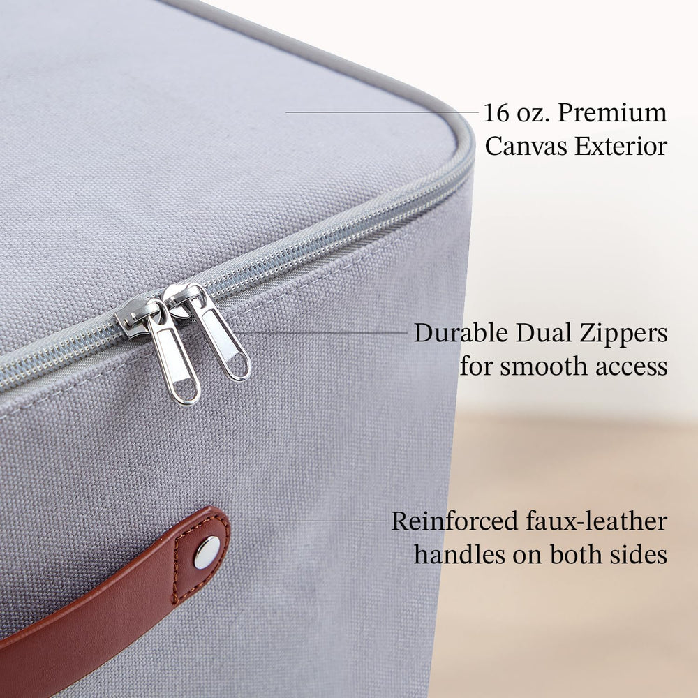 Under Bed Storage Container – Foldable Underbed Storage Bin for Clothes &...
