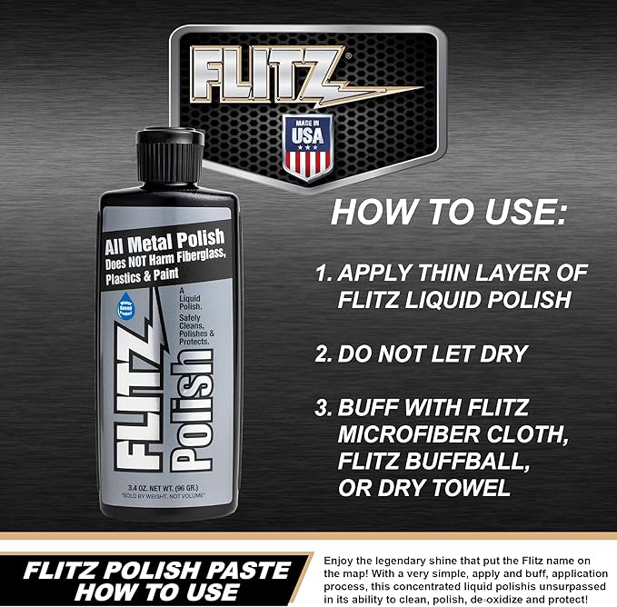 Flitz Multi Purpose Metal Polish Liquid - Image 3