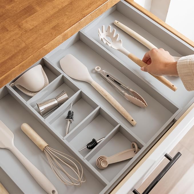 KitchenEdge Adjustable Kitchen Drawer Organizer - Image 7