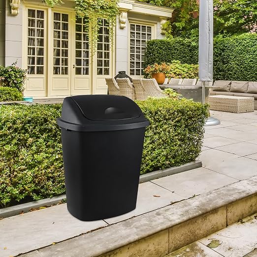 Zopnny 4-Pack 18 Gallon Tall Kitchen Swing Top Garbage Can, Plastic Swing Top - Image 6