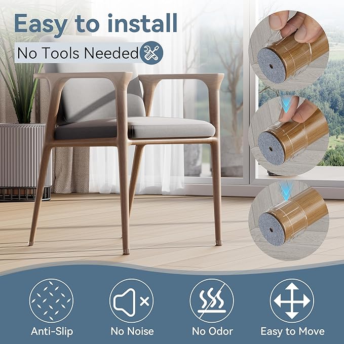 24PCS Silicone Chair Leg Floor Protectors - Image 4