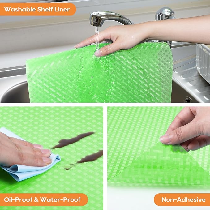 Green Fridge Liner Shelf Liners - Image 5