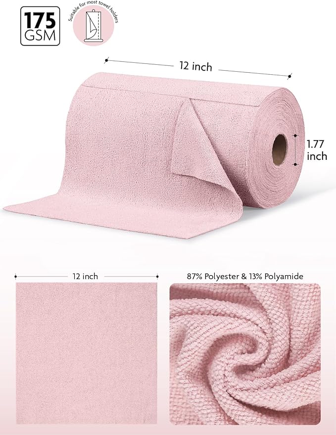 Fantasticlean Microfiber Cleaning Cloth Roll -150 Pack, Tear Away Microfiber - Image 7