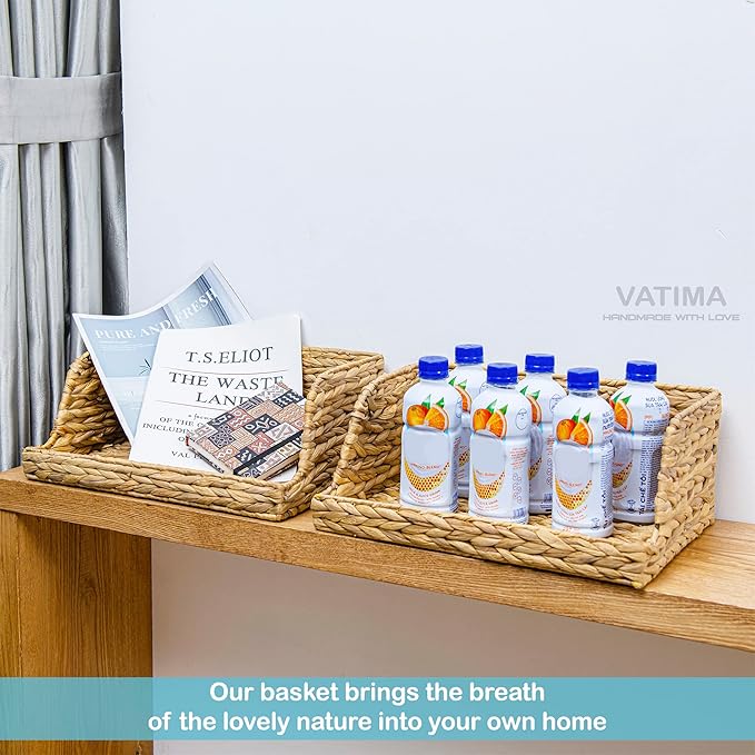 VATIMA Water Hyacinth Storage Baskets
