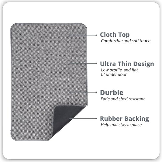 Bath Mat, Ultra Thin Bathroom Rugs, Rubber Bath Mats - Image 2