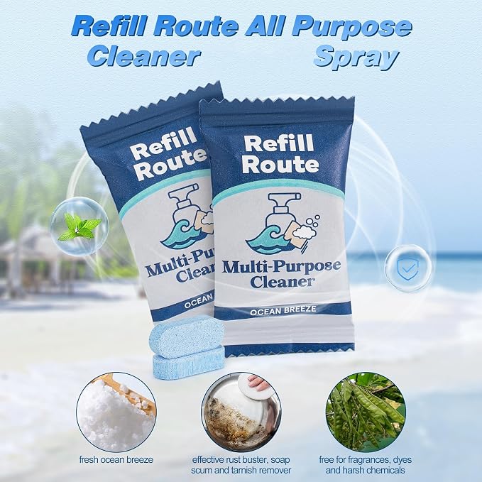 All Purpose Cleaner Refill – 12 Tablets Multipurpose Cleaners -Can Make 192 Fl - Image 7