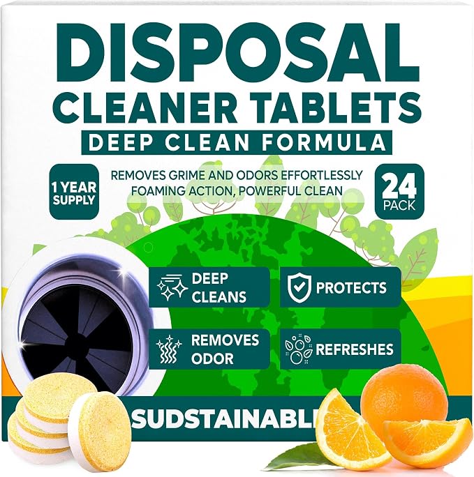 Sudstainables Garbage Disposal Cleaner Tablets 24-Pack by Sudstainables
