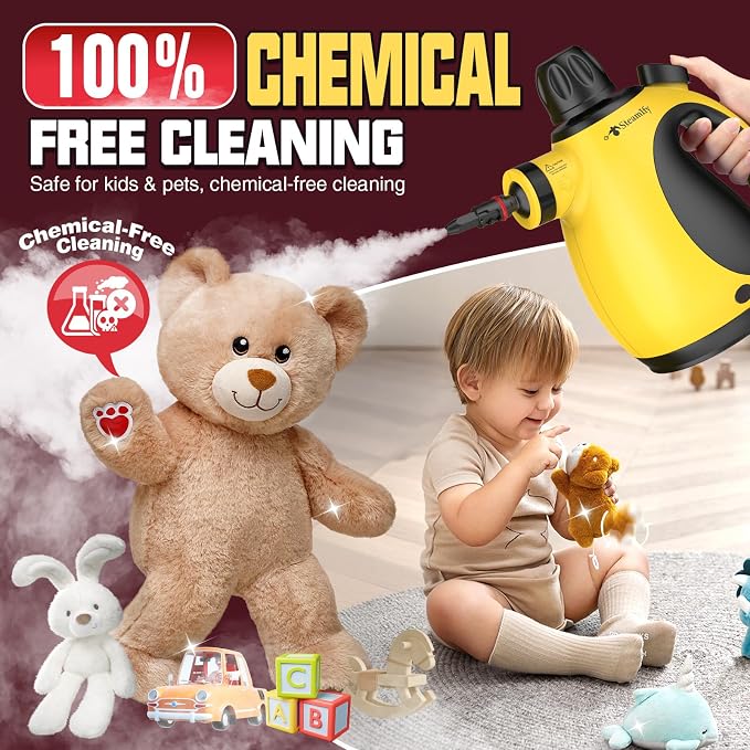 Pressurized Handheld Steam Cleaner - Image 8