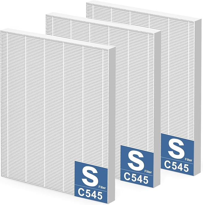 3 Pack C545 HEPA Replacement Filter S Compatible by Cabiclean