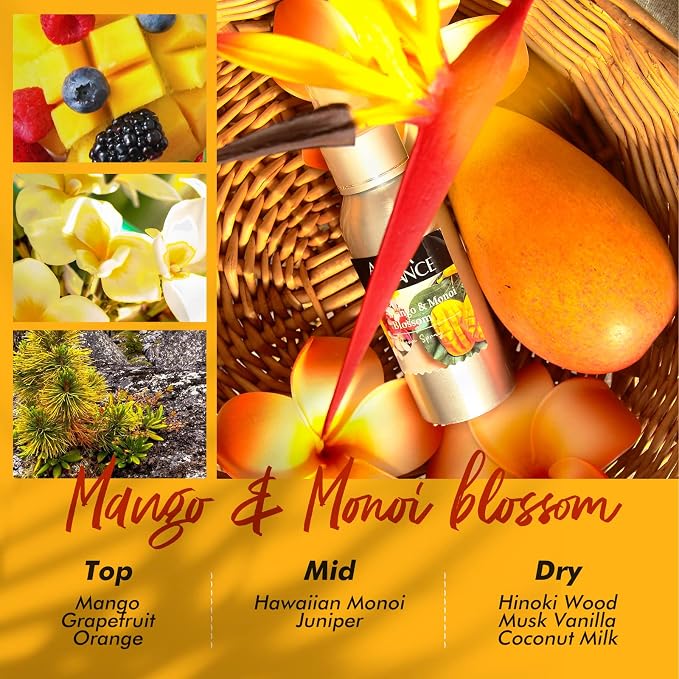 Fragrant Room Spray, Hawaiian Luau, 3 x 3.4 fl oz, Air Fresheners Odor - Image 5