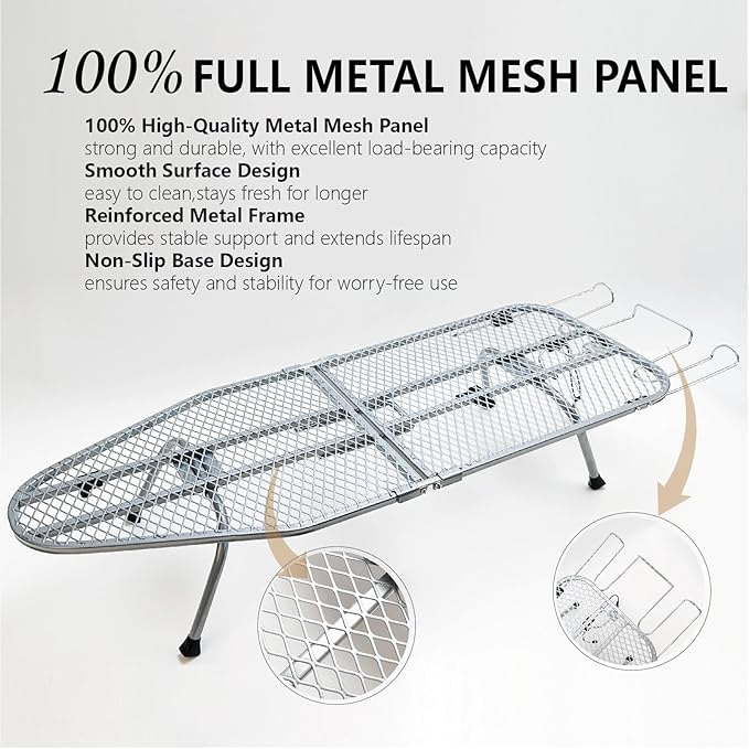 Metal Foldable Tabletop Ironing Board - Image 2