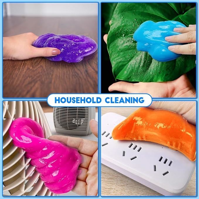 Car Cleaning Gel, 4 Pack Car Cleaning Putty, Universal Auto Deatiling Tools - Image 7