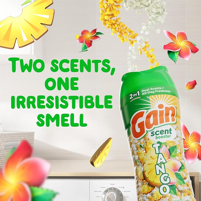 Gain Tango 2-in-1 Laundry Scent Booster Beads, Piña and Plumeria Scent - Image 2