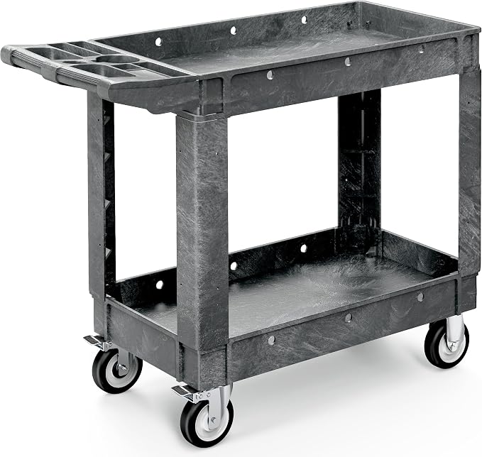 YITAHOME Utility Cart on Wheels, 550 lbs Capacity Service Cart, 40 x 17 Inch by YITAHOME