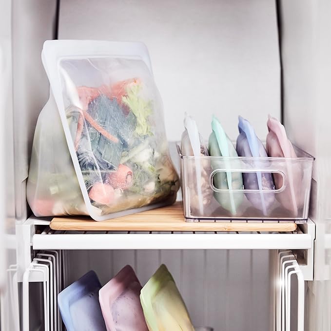 Stasher Premium Silicone Reusable Food Storage Stand-Up Mega Bag, Sea Urchin - Image 3