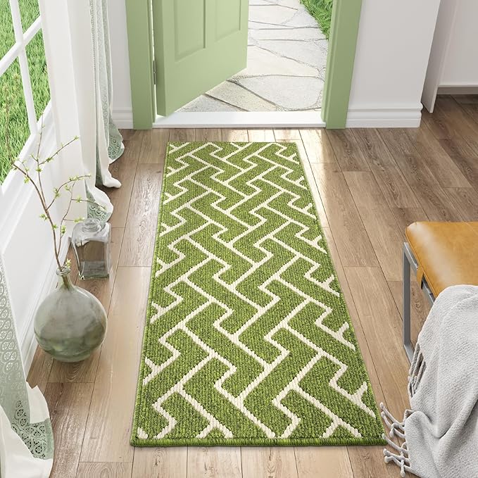 hicorfe Indoor Doormat, Front Back Door Mat Rubber Backing Non Slip Door Mats by Hicorfe