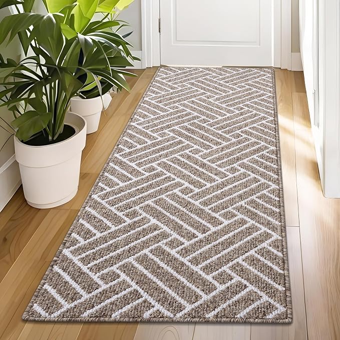 OLANLY Runner Indoor Door Mat, 47x23 Inch, Dirt Resistant and Absorbent by OLANLY