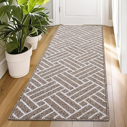 OLANLY Runner Indoor Door Mat, 47x23 Inch, Dirt Resistant and Absorbent by OLANLY