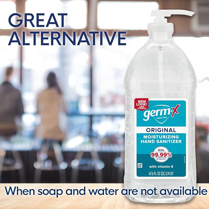 Germ-X Original Hand Sanitizer, Fast-Drying Moisturizing Gel - Image 3