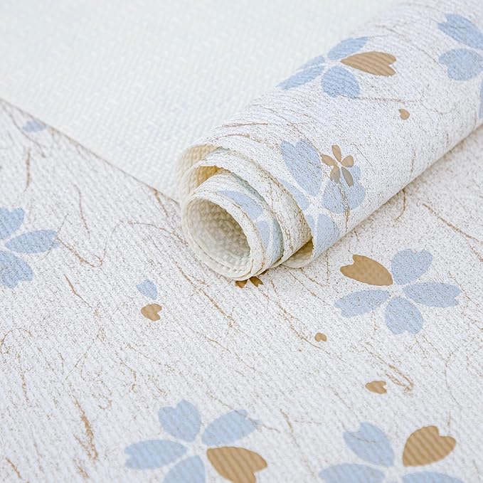 Shelf Liner Non Adhesive, 12 Inch x 10 Feet Cabinet Liners by DwellAid