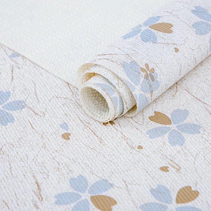 12Inch by 30FT Shelf Liner for Kitchen Cabinets Non Adhesive Kitchen Drawer by DwellAid