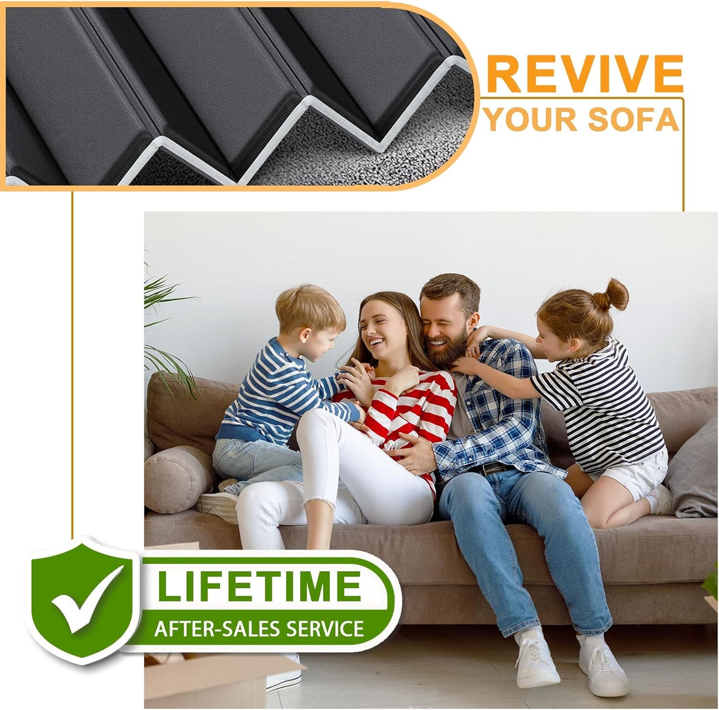 LAVEVE Heavy Duty Couch Cushion Support Board for Sagging Sofa, 21.5''x70'' Extra Thick Solid Wood Under Couch Insert with Anti-Slip Dots, Repair Sagging Spring Sofa and Replace Worn Cushions
