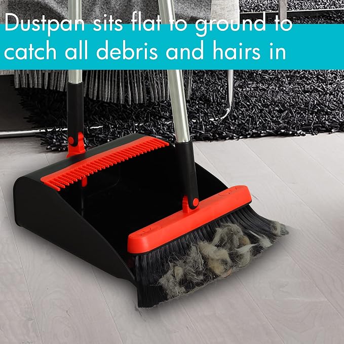 PHYEX 2-Pack Broom and Dustpan Combo Set, - Image 7