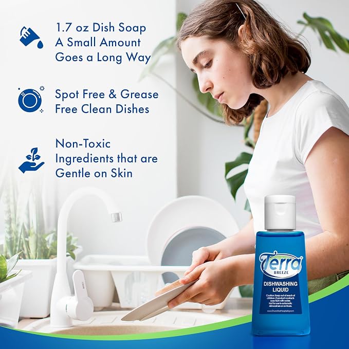 Travel Laundry Detergent & Dish Soap | Terra Breeze 1-Shoppe Amenities Kit | - Image 6