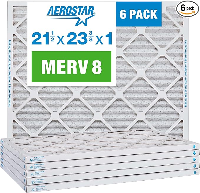 Aerostar 21.5x23.375x1 MERV 8-6 Count by AirFiltersDelivered