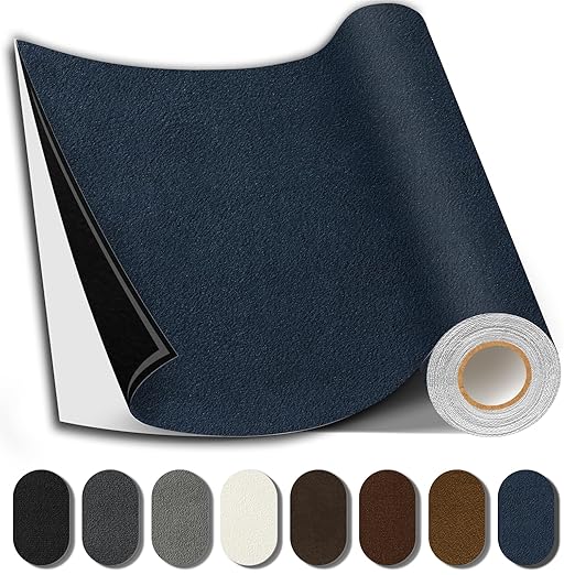 Suede Repair Patch, 17X158 Inch Fabric Large Repair Tape, Self-Adhesive Patches by SHAGOOM
