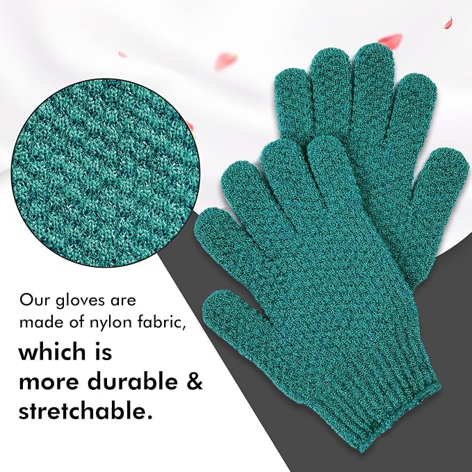 Evridwear Exfoliating Dual Texture Bath Gloves - Image 2